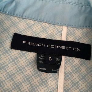 French Connection Rain Jacket/Short Trench Coat
